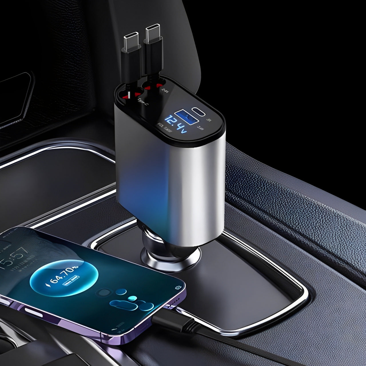 4 in 1 Retractable Charger