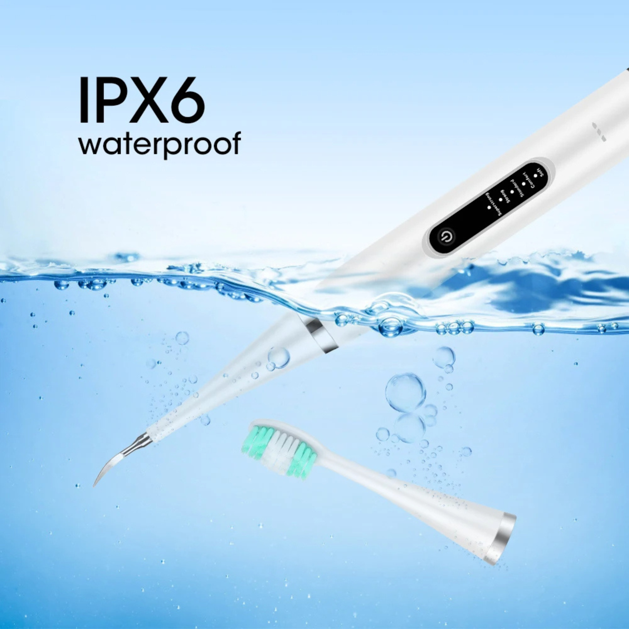 An Electric Toothbrush And Cleaner Set for human and pets