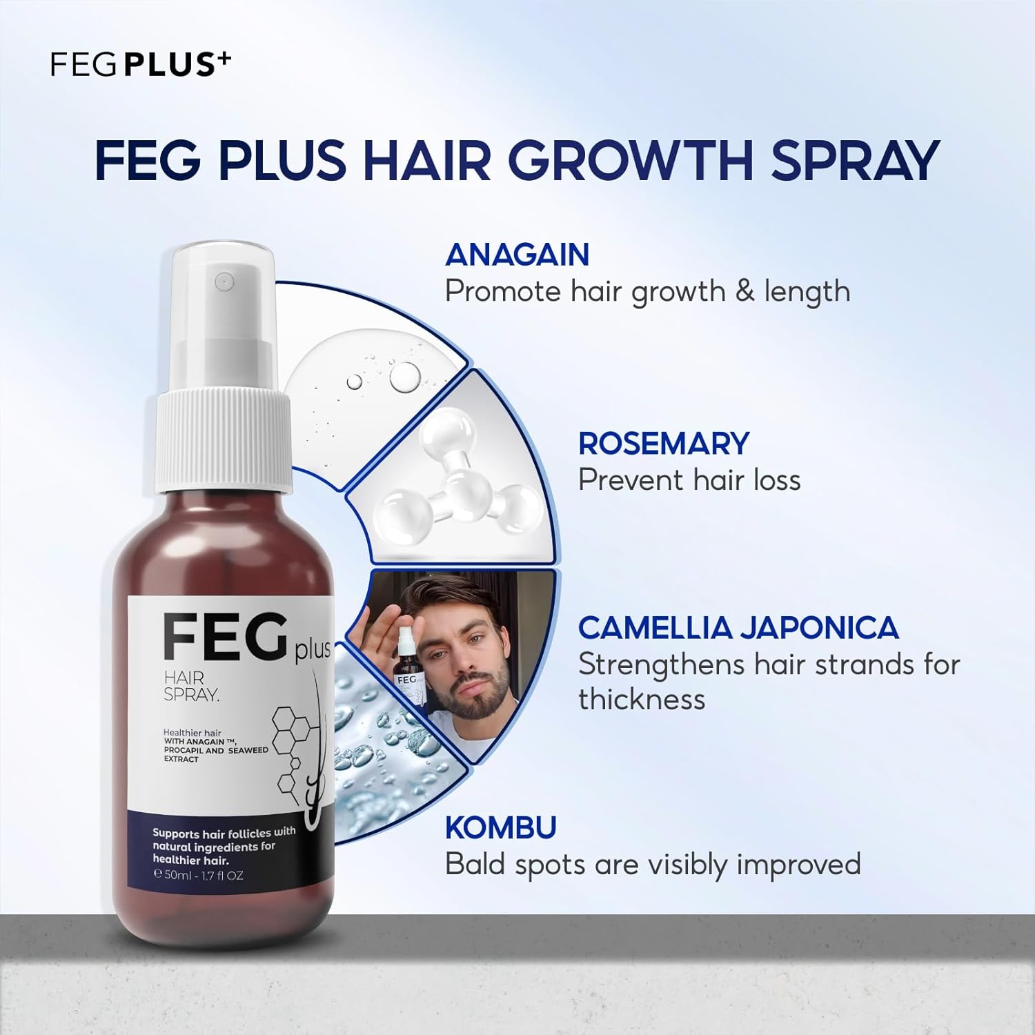 FEG Organic Hair Growth Treatment Oil